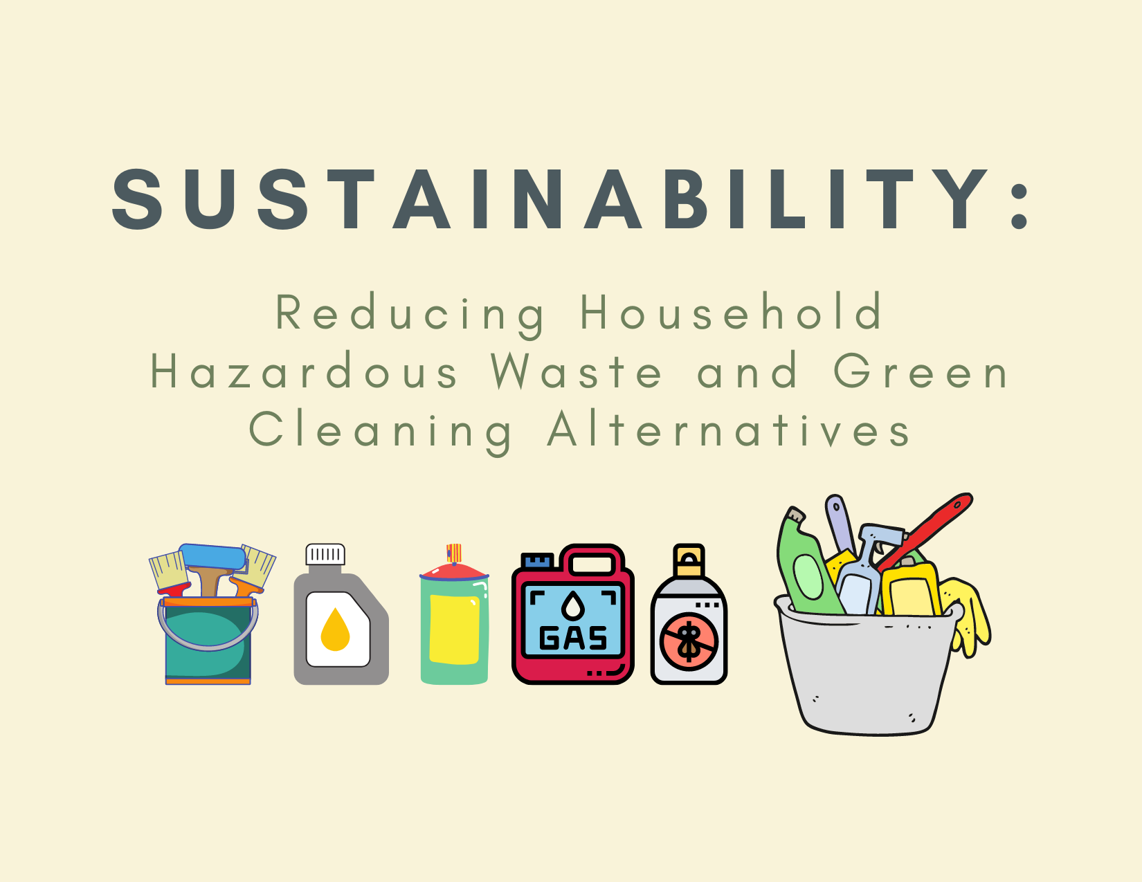 Sustainability at Home Graphic