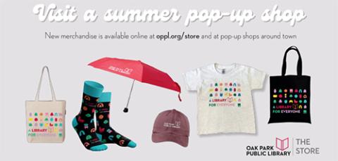 Library Pop-Up Shop Summer Items