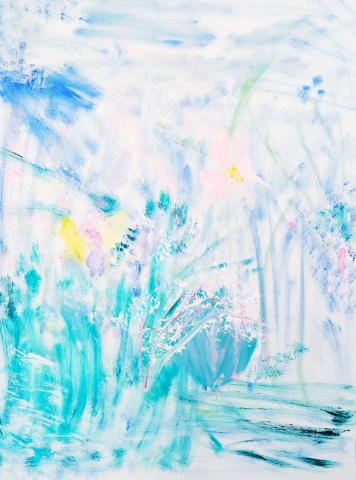 Abstract painting by Benz Amataya 