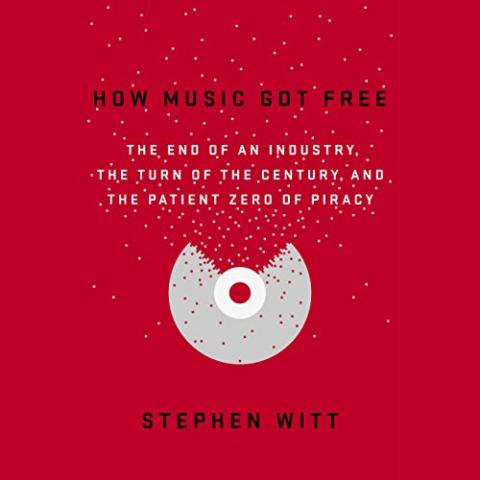 How music got free book cover that depicts a CD on red cover
