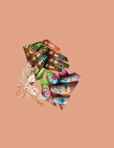 Press On Nails. Beautiful nail art