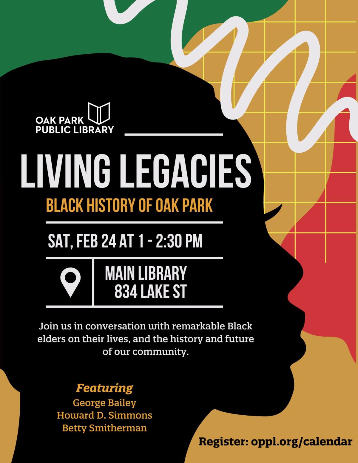 Living Legacies Flyer