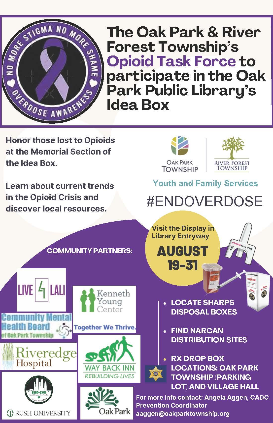 Opioid Task Force Idea box poster