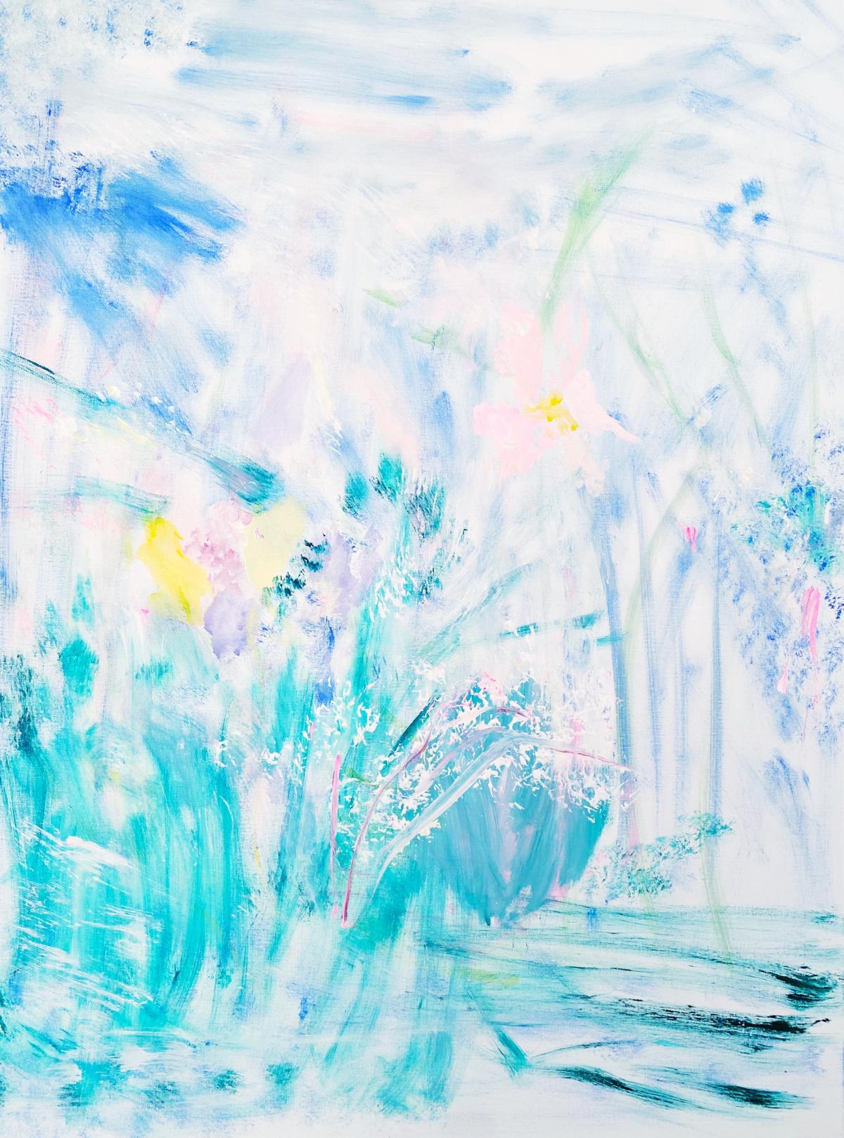 Abstract painting by Benz Amataya 